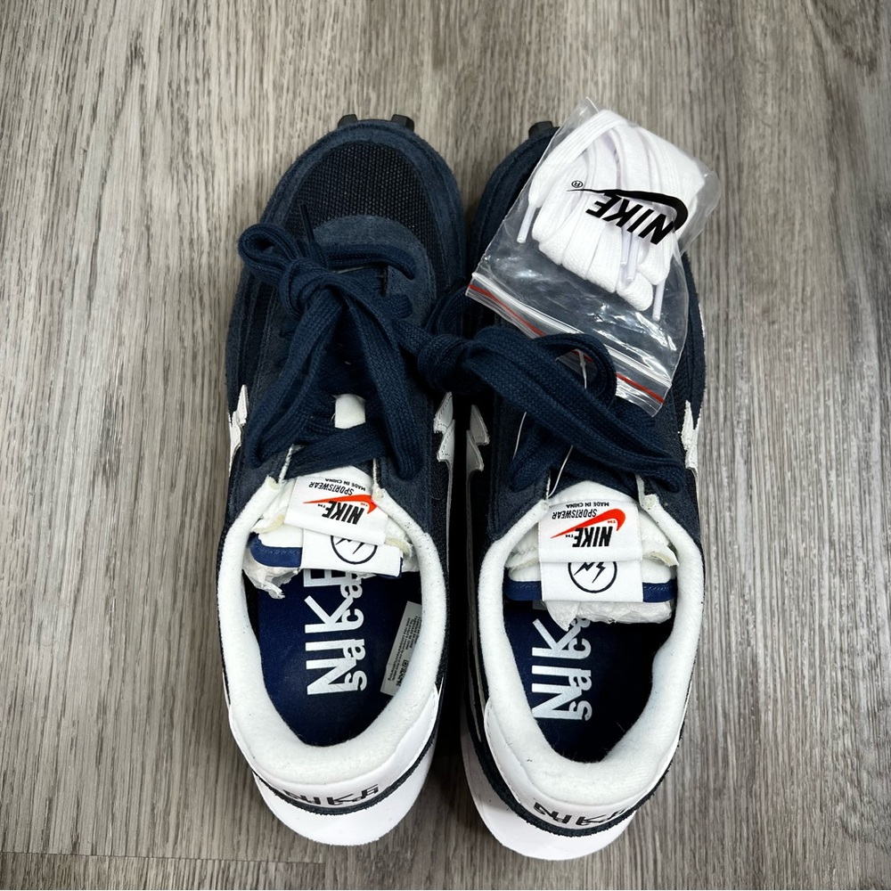 New Sacai x LDV Waffle 'Blackened Blue' Men’s Size‎ 8.5 Sneaker Shoes DH2684-400 - Picture 4 of 10